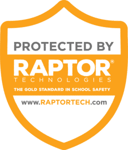 Protected by Raptor Technologies Badge