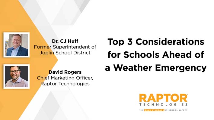 Top 3 Considerations for Schools Ahead of a Weather Emergency