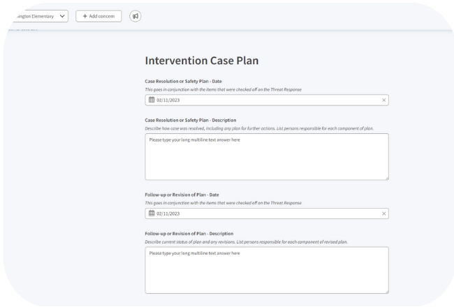 Accounted For status screen