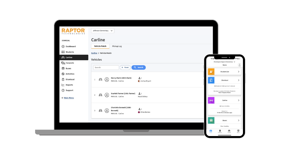 RAPTOR DISMISSALSAFE - Modern, Safer Dismissal Management