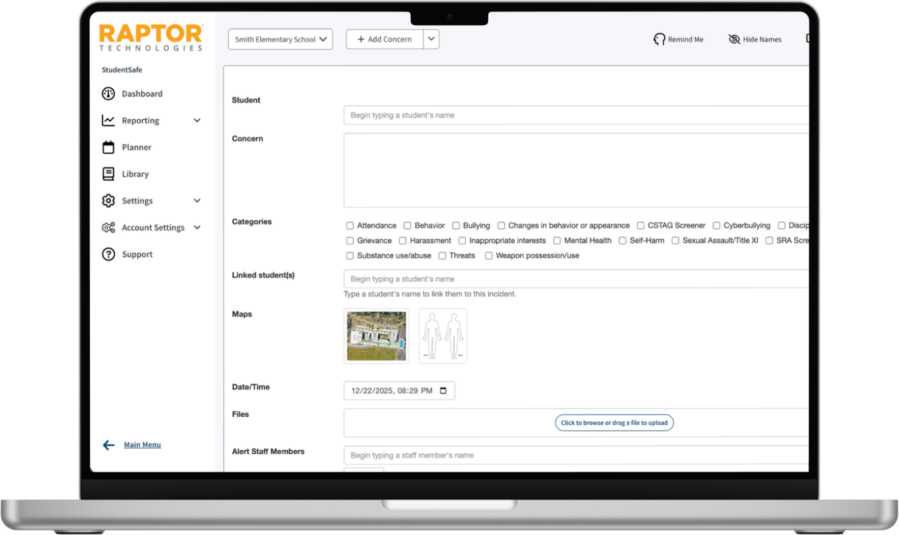 StudentSafe - Add a concern (1)