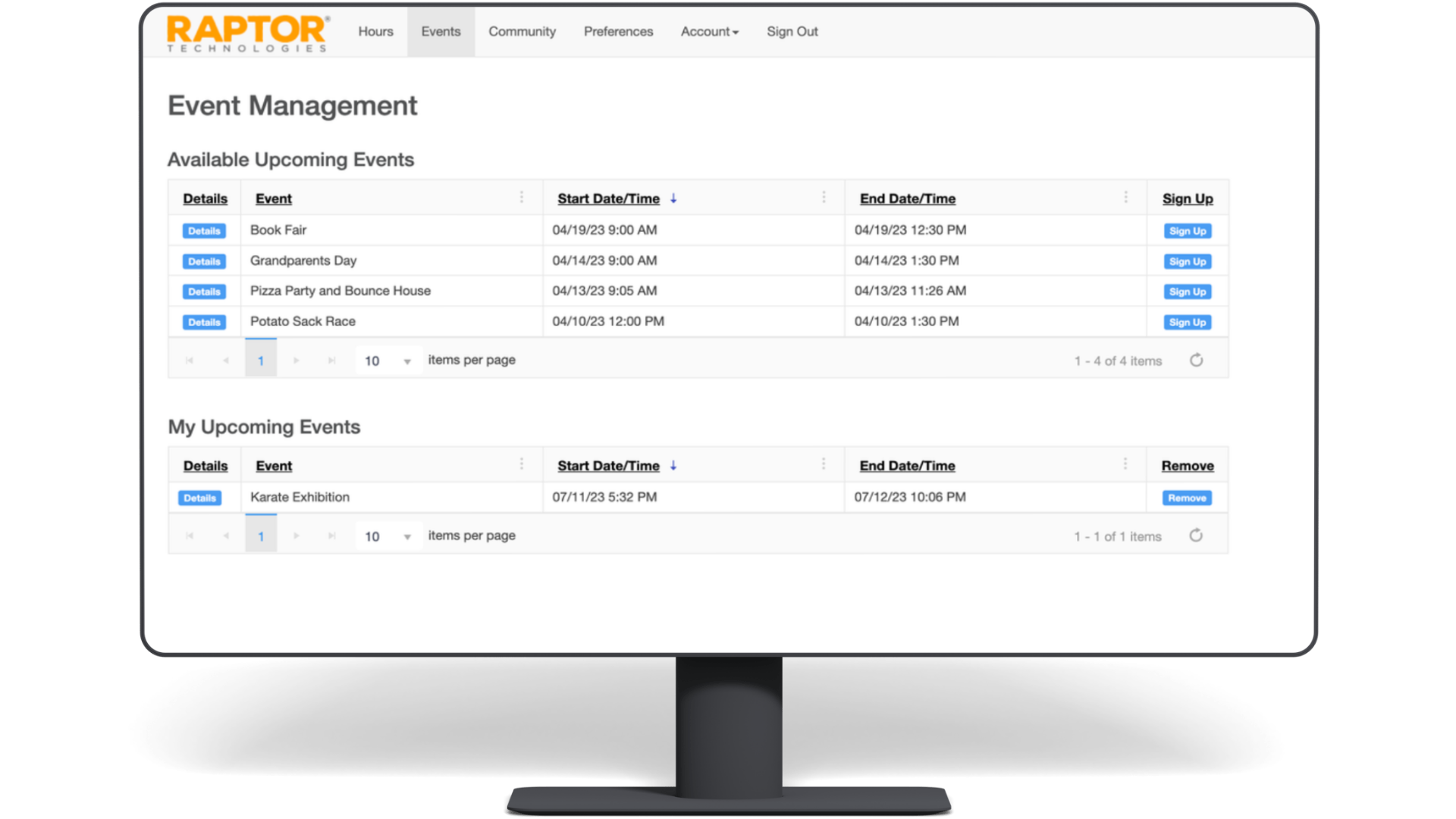 Volunteer Portal Dismissal Plans 