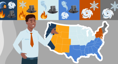 Most Common Natural Disaster Types by Region